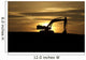 Back Hoe at Sunset Wall Mural
