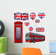 United Kingdom set Wall Decal