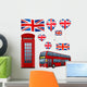 United Kingdom set Wall Decal