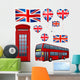 United Kingdom set Wall Decal