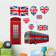 United Kingdom set Wall Decal