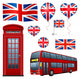 United Kingdom set Wall Decal