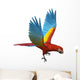 Scarlet Macaw Flying Wall Decal