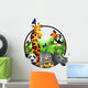 Cute Animal Cartoon Wall Decal