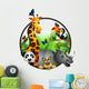 Cute Animal Cartoon Wall Decal