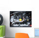A View of a Motor Car Engine. Wall Mural