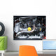 A View of a Motor Car Engine. Wall Mural