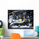 A View of a Motor Car Engine. Wall Mural