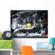 A View of a Motor Car Engine. Wall Mural