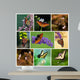 Colorful Butterfly Collage Wall Mural