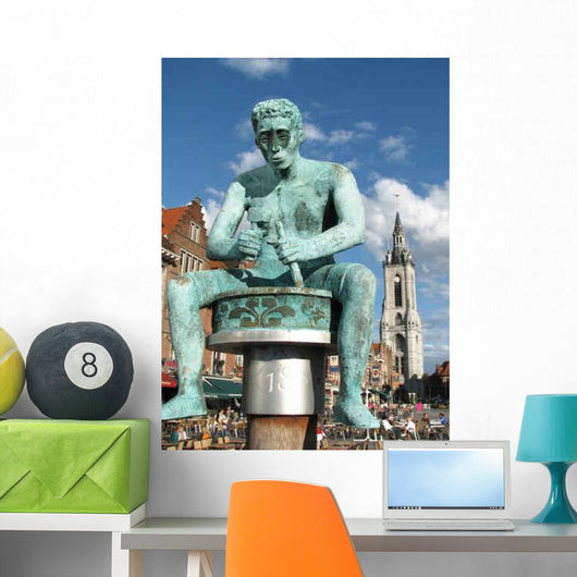 Tournai Grand Place Wall Decal