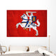 Knight Flag Wall Mural