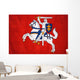 Knight Flag Wall Mural