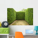 Geometric Pattern Green Hedge