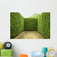 Geometric Pattern Green Hedge