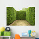 Geometric Pattern Green Hedge