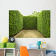 Geometric Pattern Green Hedge