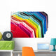 Colorful T-shirt White Wall Decal
