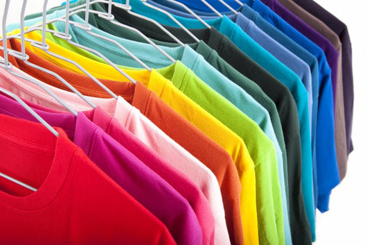 Colorful T-shirt White Wall Decal