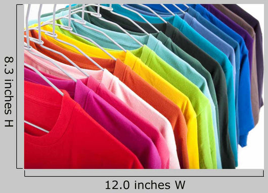 Colorful T-shirt White Wall Decal
