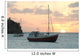 Sunset with Sailboat Wall Mural