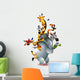 a variety of cute animals Wall Decal