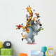 a variety of cute animals Wall Decal
