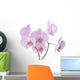 Pink Orchid Flowers Wall Decal