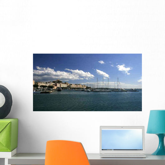Hafen Und Altstadt Von Wall Decal