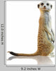 Portrait of A Meerkat Wall Decal