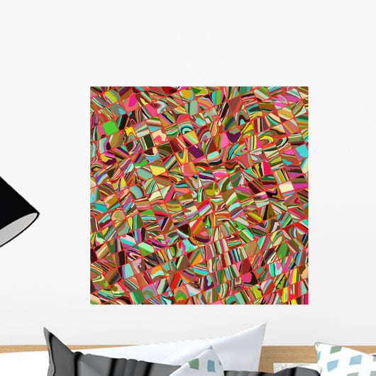 Small Tiles Texture Different Wall Decal