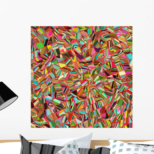 Small Tiles Texture Different Wall Decal
