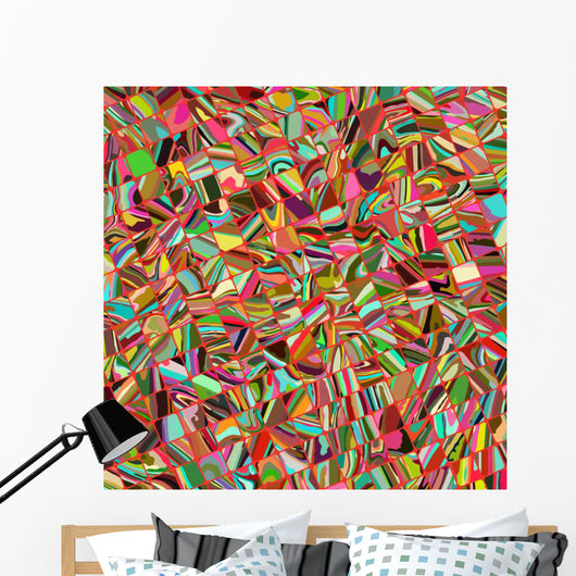 Small Tiles Texture Different Wall Decal
