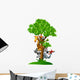 Various Funny Safari Animals Wall Decal