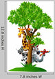 Various Funny Safari Animals Wall Decal