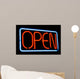 Open for Business Neon Sign Wall Mural