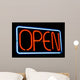 Open for Business Neon Sign Wall Mural