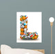 Sports Letter L Wall Decal