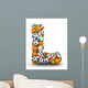 Sports Letter L Wall Decal