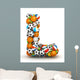 Sports Letter L Wall Decal