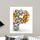Sports Letter P Wall Decal