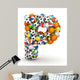Sports Letter P Wall Decal