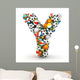 Sports Letter Y Wall Decal