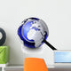 Earth Globe with Magnifying Wall Decal