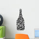 Black Complex Bottle Wall Decal