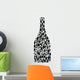 Black Complex Bottle Wall Decal