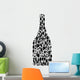 Black Complex Bottle Wall Decal