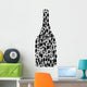 Black Complex Bottle Wall Decal