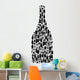 Black Complex Bottle Wall Decal