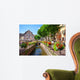 Urban scene in the city of Colmar, Alsace (Fr). Wall Mural